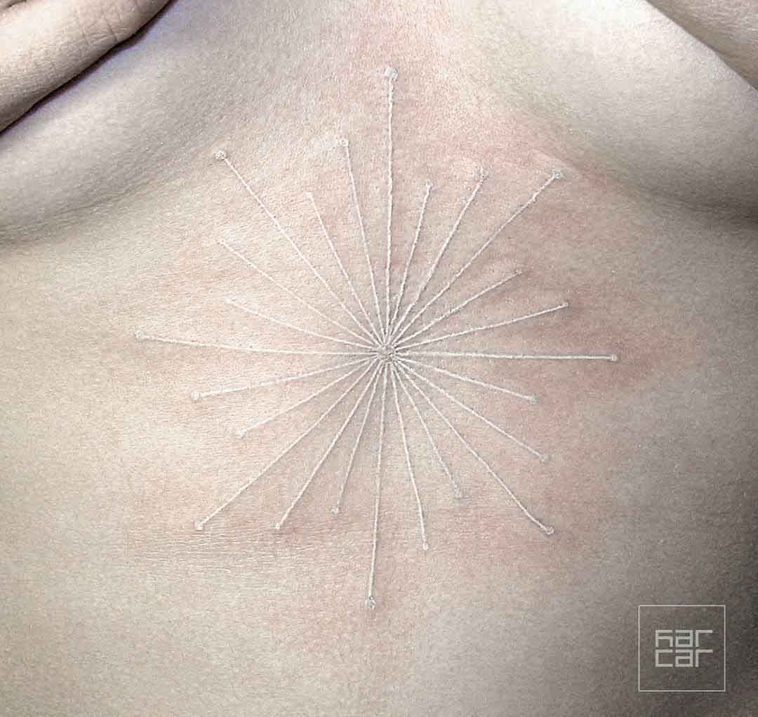 White Lines Tattoo by Caroline Slobodyanik
