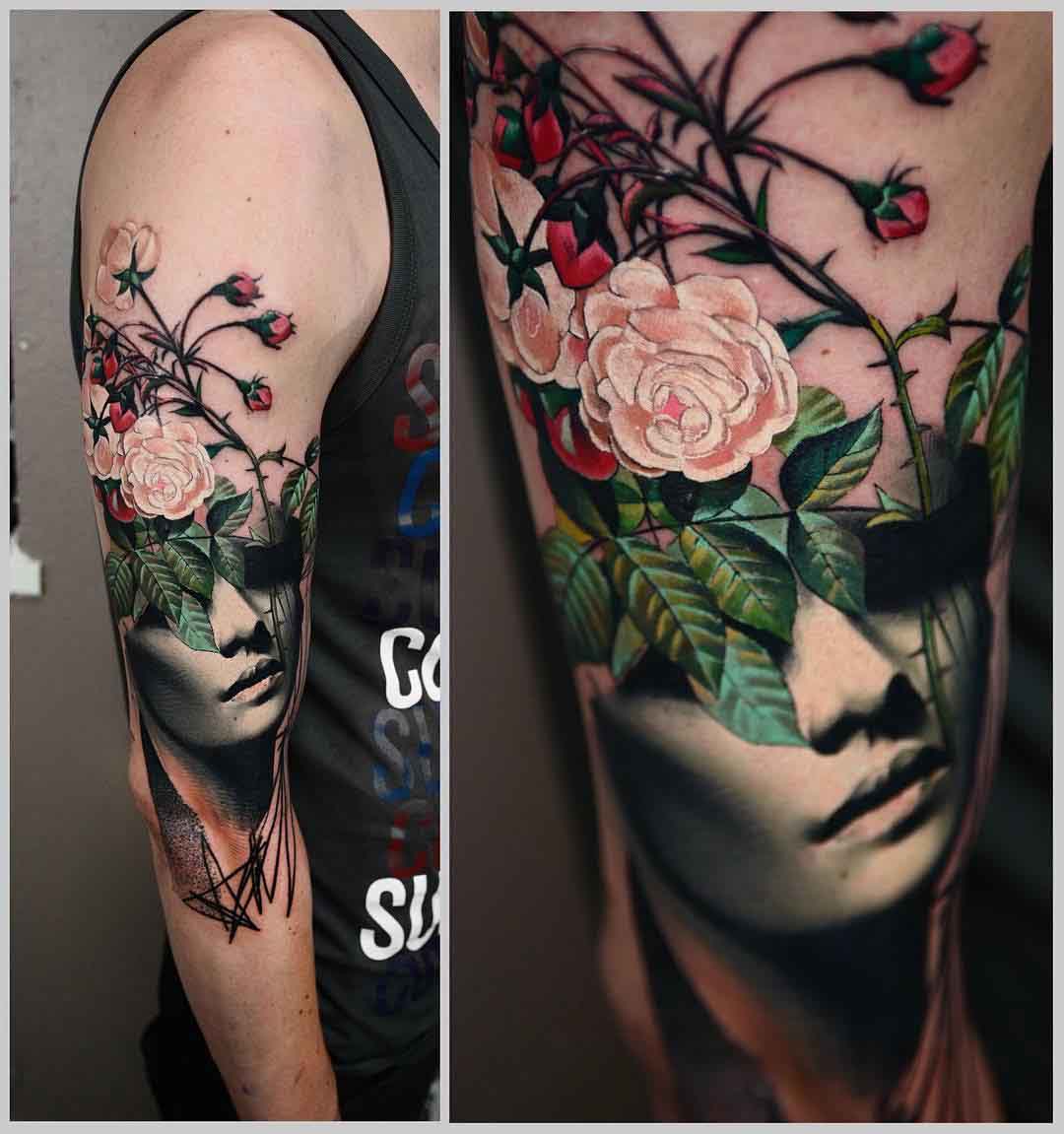 shoulder tattoo artistic