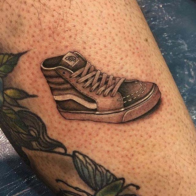 very small tattoo shoe VANS
