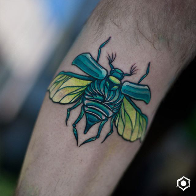 arm tattoo bug