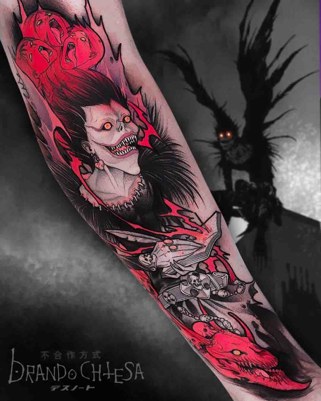 death note tattoo ryuk revenge