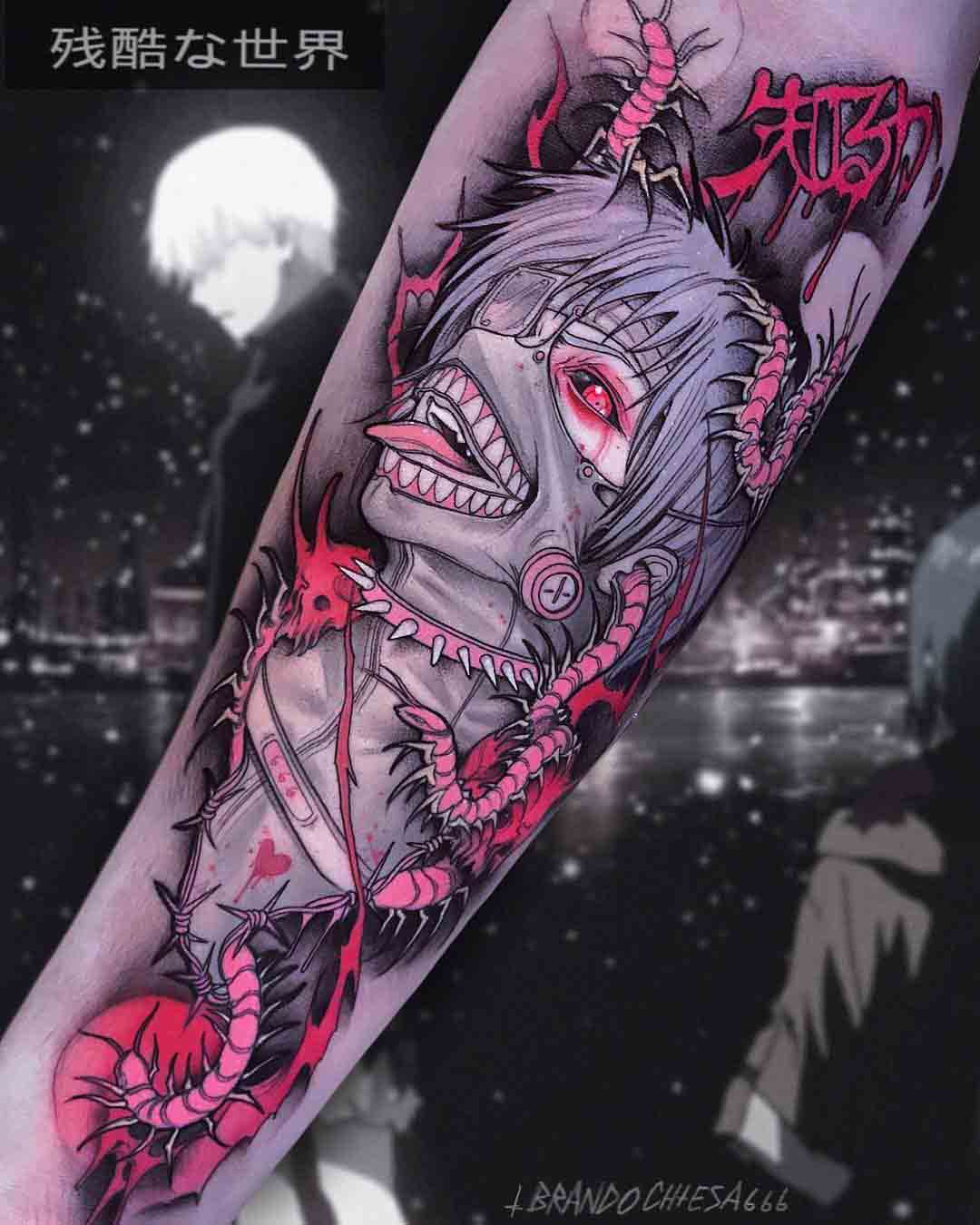 anime tattoo art Ken Kaneki
