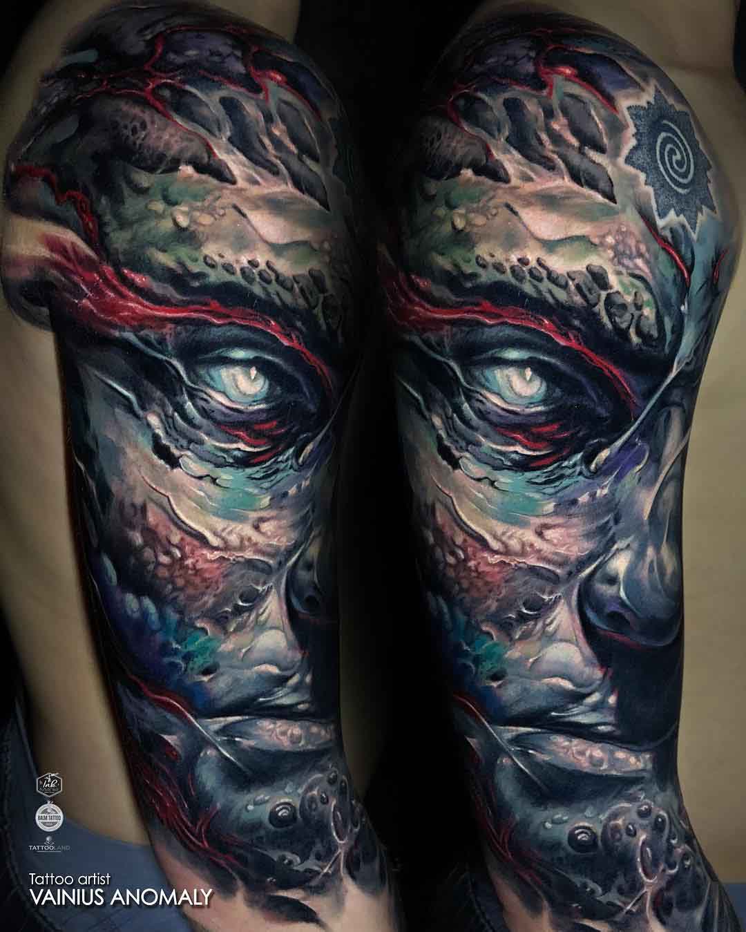 tattoo sleeve titan