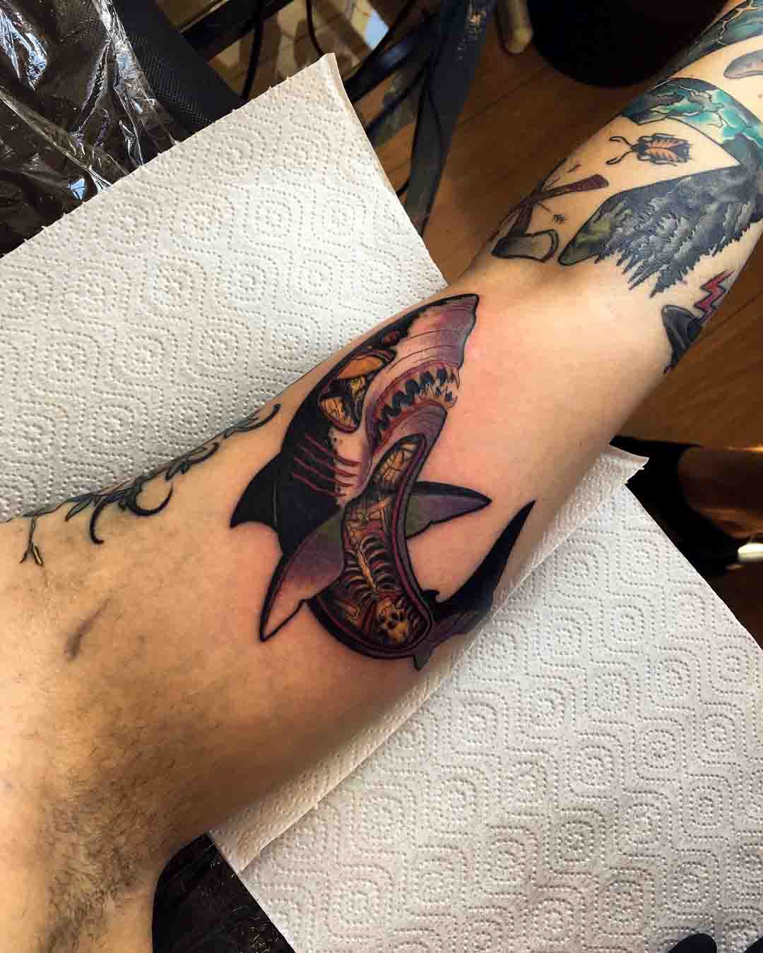 traditional shark tattoo