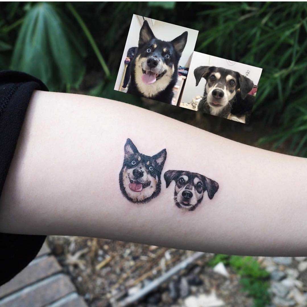 small dogs tattoo