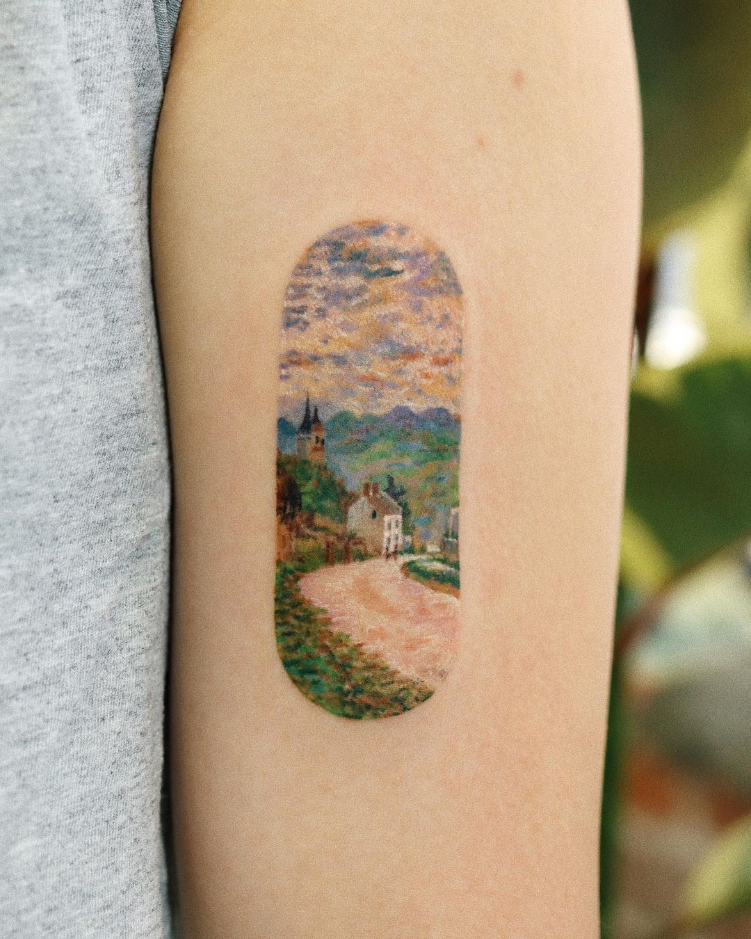 Europe Landscape Tattoo Best Tattoo Ideas Gallery